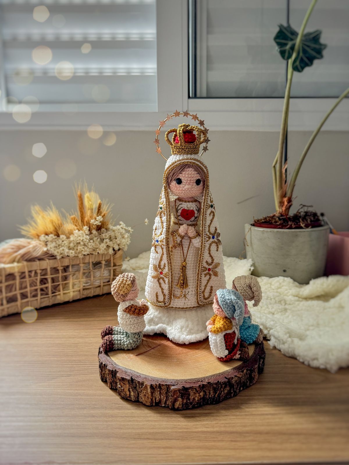 NS de Fátima e os 3 Pastorinhos