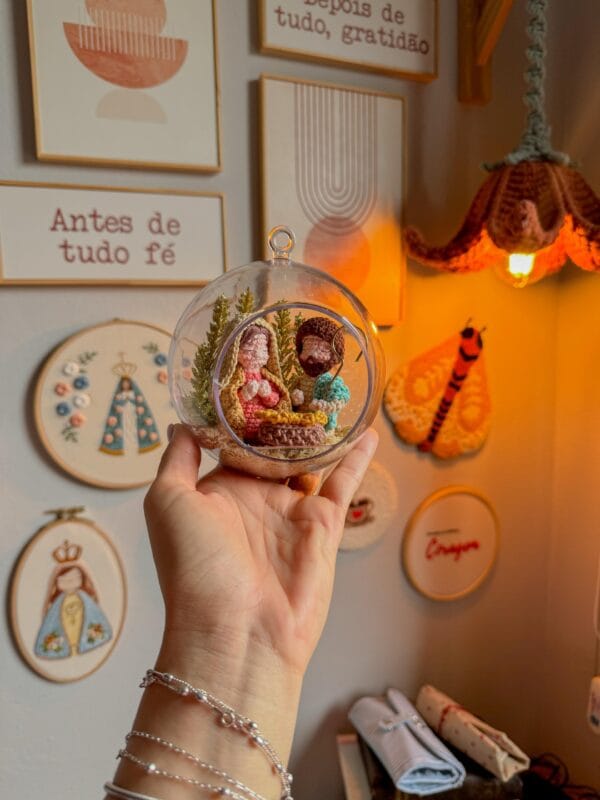 Mini Sagrada Família 7cm - Imagem 3