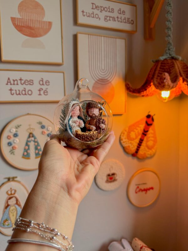 Mini Sagrada Família 7cm - Imagem 5