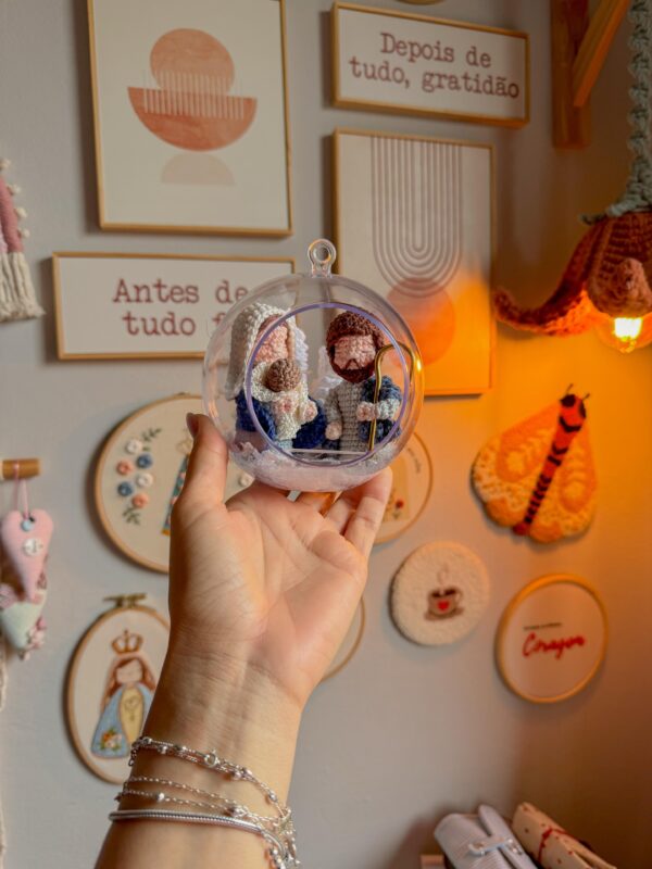 Mini Sagrada Família 7cm - Imagem 7
